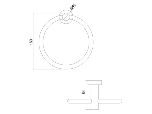 Полотенцедержатель Fima Carlo Frattini F6002/1CR - фото 2