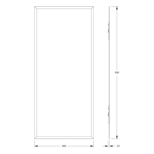 Зеркало в ванную Evoform Comfort BY 0923 40х90 - фото 2