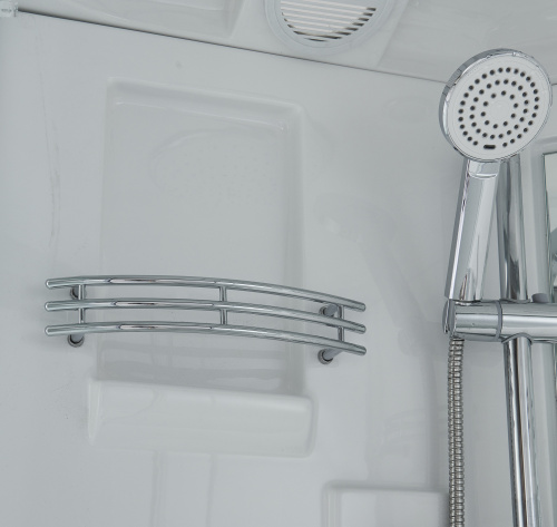 Душевая кабина Timo Standart T-5502R-T-CT55-T-CH/C 120х85 асимметричная с крышей - фото 5