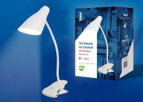 Настольная лампа Uniel TLD-562 TLD-563 White/LED/360Lm/4500K/Dimmer - фото 2