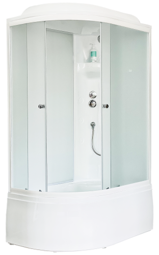 Душевая кабина Royal Bath BK RB8120BK4-MM-R 120х80 асимметричная с крышей ориентация правая