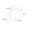Спот Arte Lamp Intercrus (Интерцрус) A5549PL-1BK