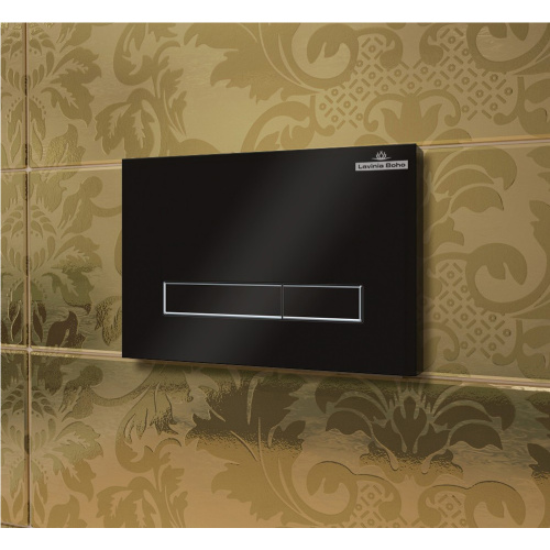 Клавиша смыва механическая Lavinia Boho RelFix 3805003B цвет черный глянцевый/хром - фото 2