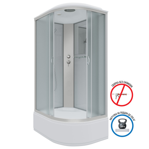 Душевая кабина Niagara Classic 23101424L 120х80 асимметричная с крышей ориентация левая - фото 2