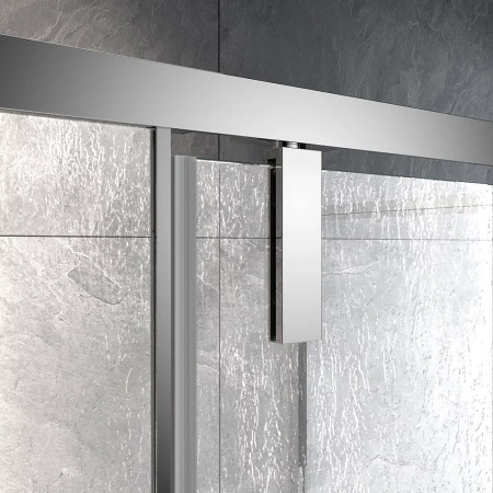 Душевой уголок Veconi Rovigo RV033R-70100-06-C7 70х100 стекло рифленое профиль хром глянцевый без поддона