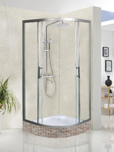 Душевой уголок WeltWasser WW500 10000004084 90х90 стекло прозрачное профиль хром глянцевый без поддона - фото 2