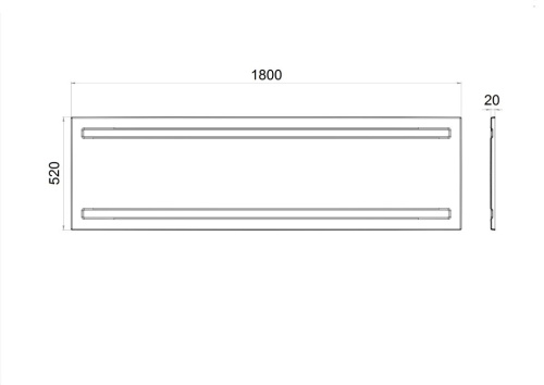 Экран фронтальный для ванны 1ACreal Европа Щ0000043406 - фото 2