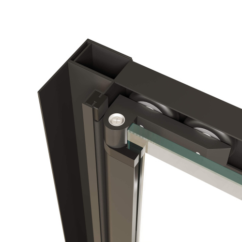 Душевая дверь RGW Passage 06082112-14 120х190 стекло прозрачное профиль черный - фото 5