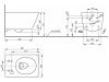 Чаша унитаза подвесная Toto CW522ERY#XW цвет белый без сиденья безободковая смыв торнадо