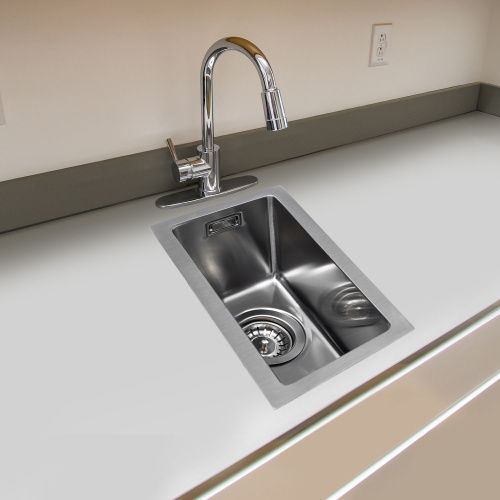 Кухонная мойка Grandex Aqua PROLINE 22 300209 22х45 цвет сатин поверхность матовая - фото 4