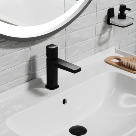 Смеситель Wasserkraft Nuthe 9100 9103 на раковину черный