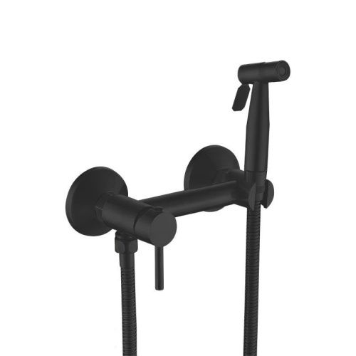 Гигиенический душ со смесителем Shevanik S107H черный - фото 2