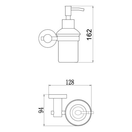 Дозатор для жидкого мыла Savol S-005631Q - фото 3