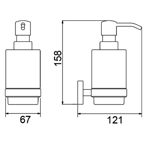 Дозатор Timo Selene 12039/03 - фото 2