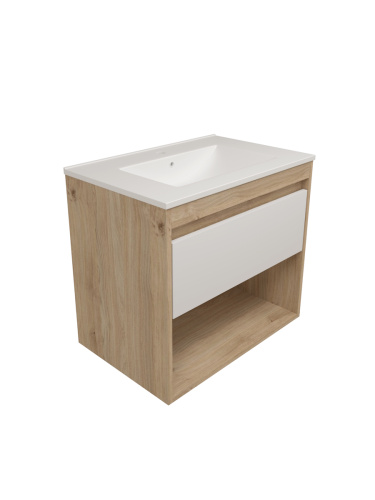 Фасад для тумбы под раковину Teymi Vitra T60410 67х2х23 цвет белый - фото 2