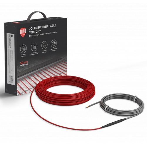 Нагревательный кабель для теплого пола Royal Thermo RTDC 2-17-600 комплект - фото 2