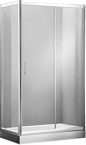 Душевой уголок Aquanet 00168419 150х80 стекло прозрачное профиль хром глянцевый без поддона - фото 2