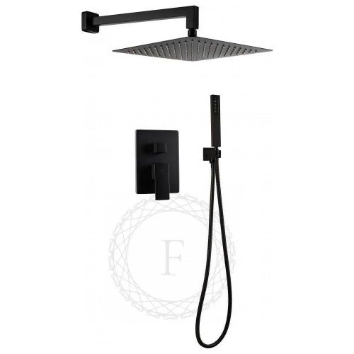 Душевая система Filarete FL1043BL встраиваемая в стену цвет черный - фото 2