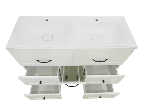 Тумба под раковину Misty Дуэт П-Ду011206я01-1 120х44х82 напольная - фото 4