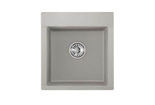 Кухонная мойка Granula 4701, БАЗАЛЬТ 47х50 цвет серый поверхность матовая - фото 2