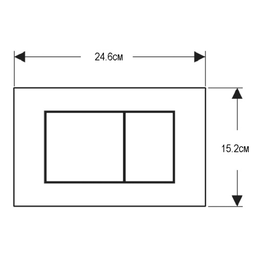 Клавиша смыва механическая Geberit Sigma 115.629.14.1 цвет хром матовый - фото 2