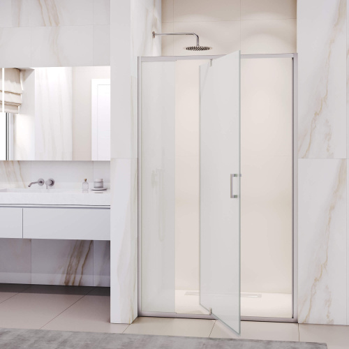 Душевая дверь RGW Passage 350800801-21 100х195 стекло матовое профиль хром глянцевый - фото 2