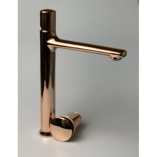 Смеситель Daniel Fusion FU607-RL на столешницу медь глянцевая