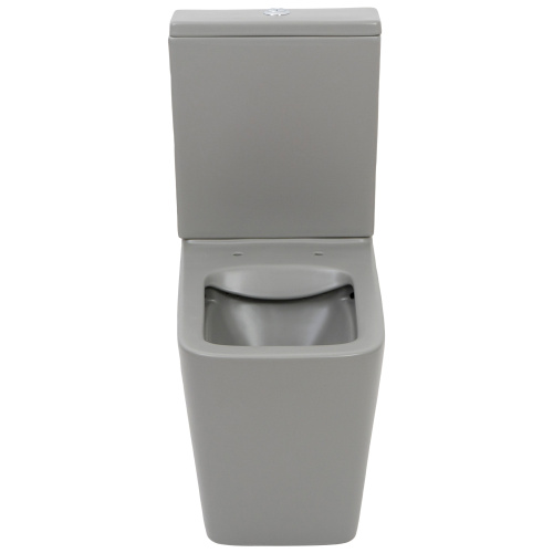 Унитаз напольный с бачком Melana MLN-310306MG серый с сиденьем микролифт безободковый смыв торнадо - фото 5