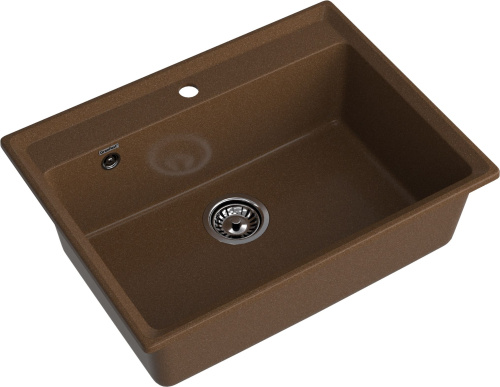 Кухонная мойка Granfest Level LV-660 терракот 66х50 цвет коричневый поверхность матовая - фото 2