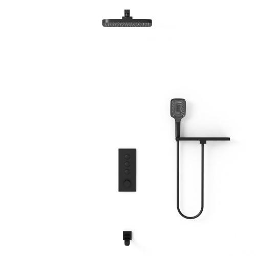 Душевая система Vincea VSFW-431T1RMB встраиваемая в стену с термостатом - фото 3