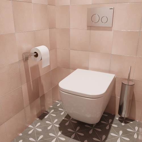 Унитаз подвесной Lavinia Boho One 3302003C белый глянцевый с сиденьем микролифт каскадный смыв - фото 5