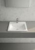 Раковина из сантехнического фарфора Vitra S20 5465B003-0001 60х50 накладная цвет белый 1 отверстие под смеситель
