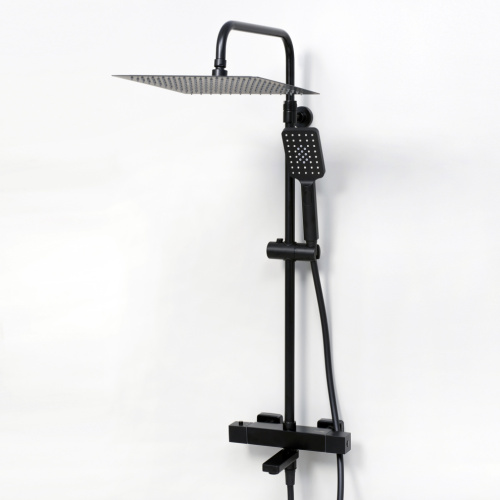 Душевая стойка WasserKRAFT BK29901BM настенная цвет черный - фото 3