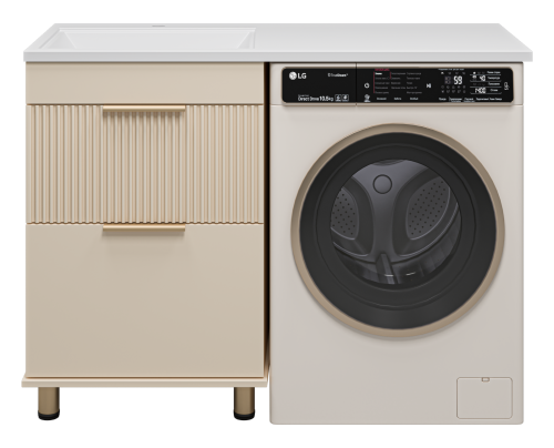 Тумба под раковину Brevita Enfida ENF-07060-032Я 58х48х76 напольная цвет бежевый - фото 2