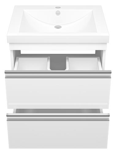 Тумба под раковину Misty Ингрид П-Инг-01060-011П2Я 56х46х53 подвесная - фото 3