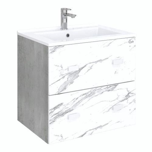 Тумба под раковину Onika Марбл 106548 65х47х59 подвесная