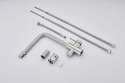 Смеситель для кухни Fmark FS0962L на мойку сатин - фото 3