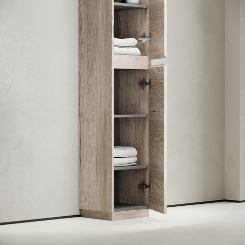 Шкаф-пенал Sancos Libra Floor PLB35FEG 35х30х187 напольный цвет дуб галифакс натуральный - фото 5