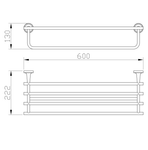Полотенцедержатель Wonzon & Woghand Simple WW-6581 - фото 2