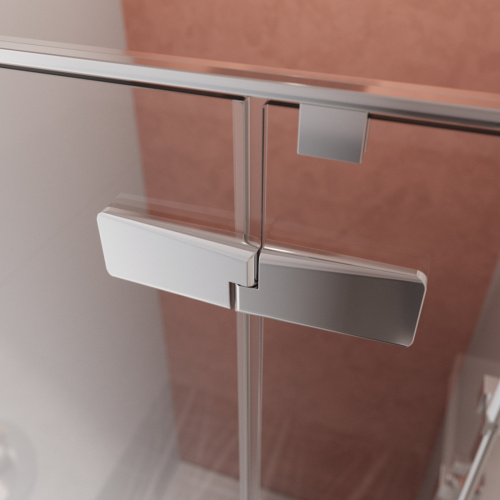 Душевая дверь Cezares LINER LINER-B-12-100-C-Cr-R 100х195 стекло прозрачное профиль хром глянцевый - фото 3