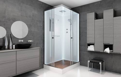 Душевая кабина AvaCan K402SLED 120х90 прямоугольная с крышей ориентация универсальная - фото 2