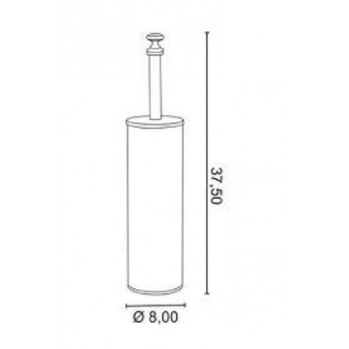 Ершик TW collection Harmony TWHA120cr - фото 2