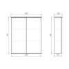 Шкаф Comforty 00-00014968CF 60х70 подвесной цвет серый