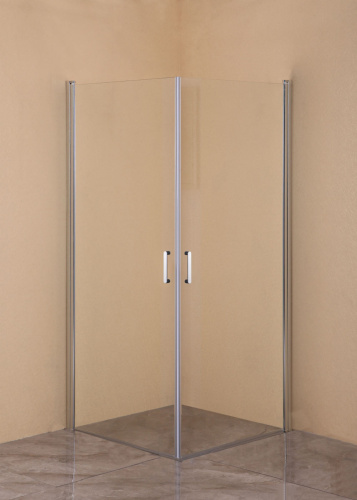 Душевой уголок Orange E04-090TCR 88х88 стекло прозрачное профиль хром глянцевый без поддона - фото 2