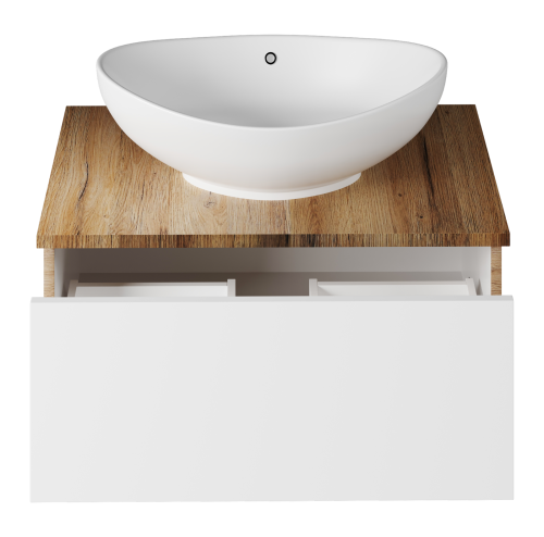 Тумба под раковину Misty Ива П-Ива-01070-951Я 70х45х30 подвесная - фото 3