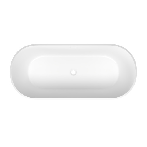 Ванна акриловая Wellsee Shell 281701000 140х70 отдельностоящая овальная с ножками - фото 4