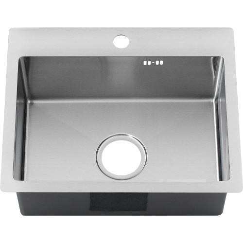Кухонная мойка Melana ProfLine MLN-R5040H 50х40 цвет сатин поверхность матовая - фото 5