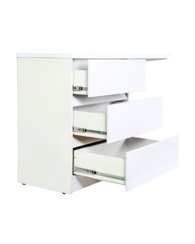 Тумба с раковиной Orange Sistema ST-70TUW+RAL 130х48х90 цвет белый - фото 4