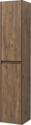 Шкаф-пенал Aquanet Nova Lite 00249522 35х35х175 напольный/подвесной цвет темное дерево - фото 3