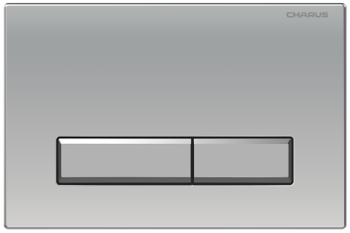 Клавиша смыва механическая CHARUS Raiden FP.321.46.01 цвет хром матовый